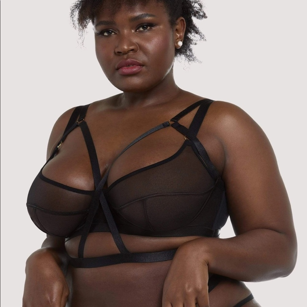 Meshy Suspender Bra
